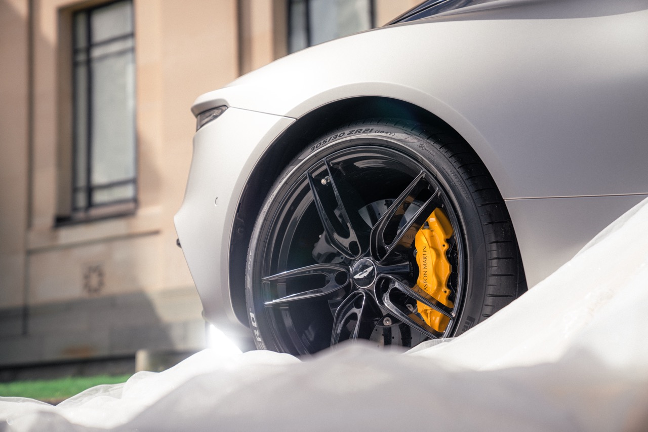 Rear Wheel Shot of Aston Martin DBS